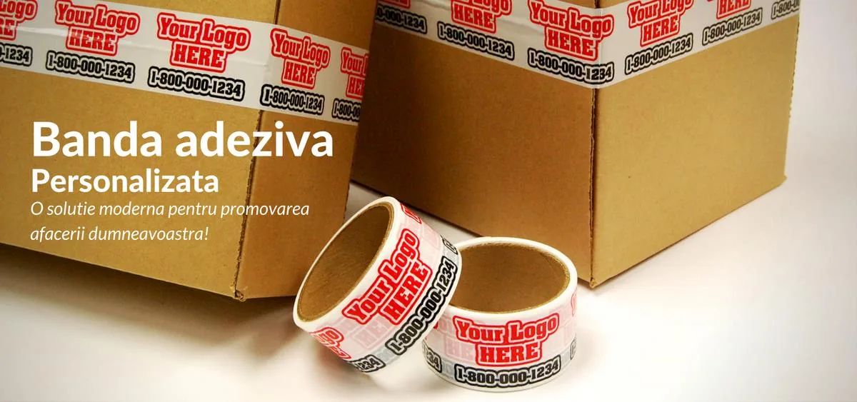 banda adeziva personalizata solutie economica pentru promovarea afacerii